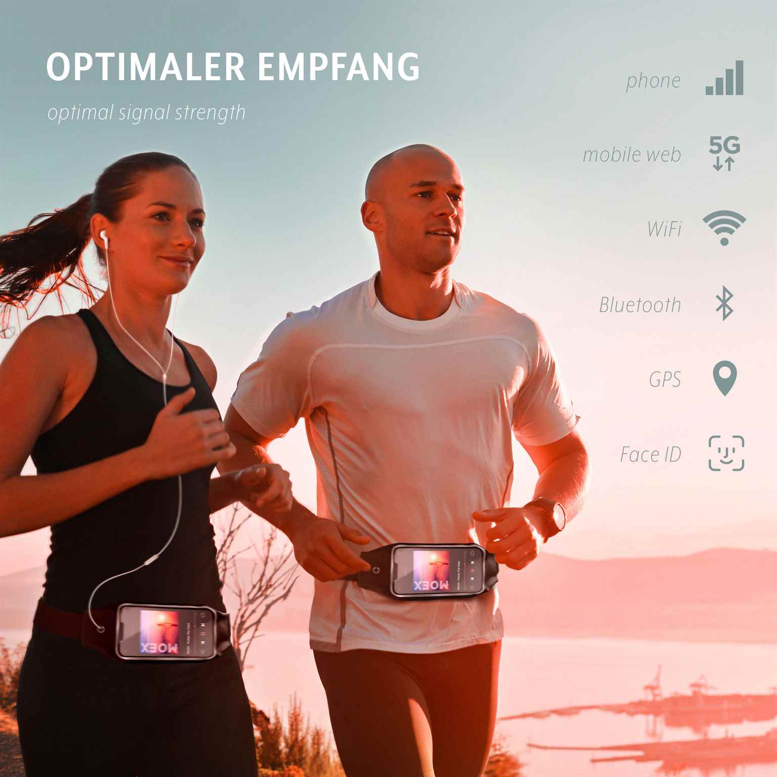 moex Breeze Bag Samsung Galaxy S7 active Lauftasche Handy – Weiteres Produktbild 3