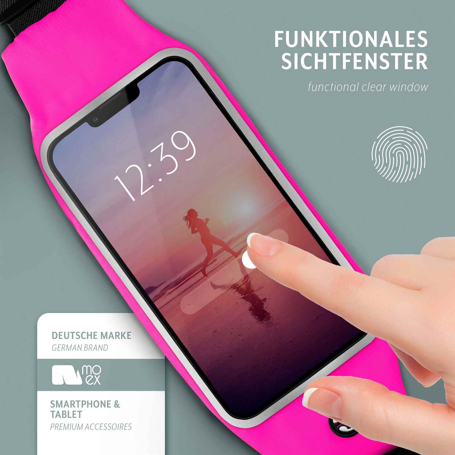 moex Breeze Bag Poco F6 Lauftasche Handy – Weiteres Produktbild 1