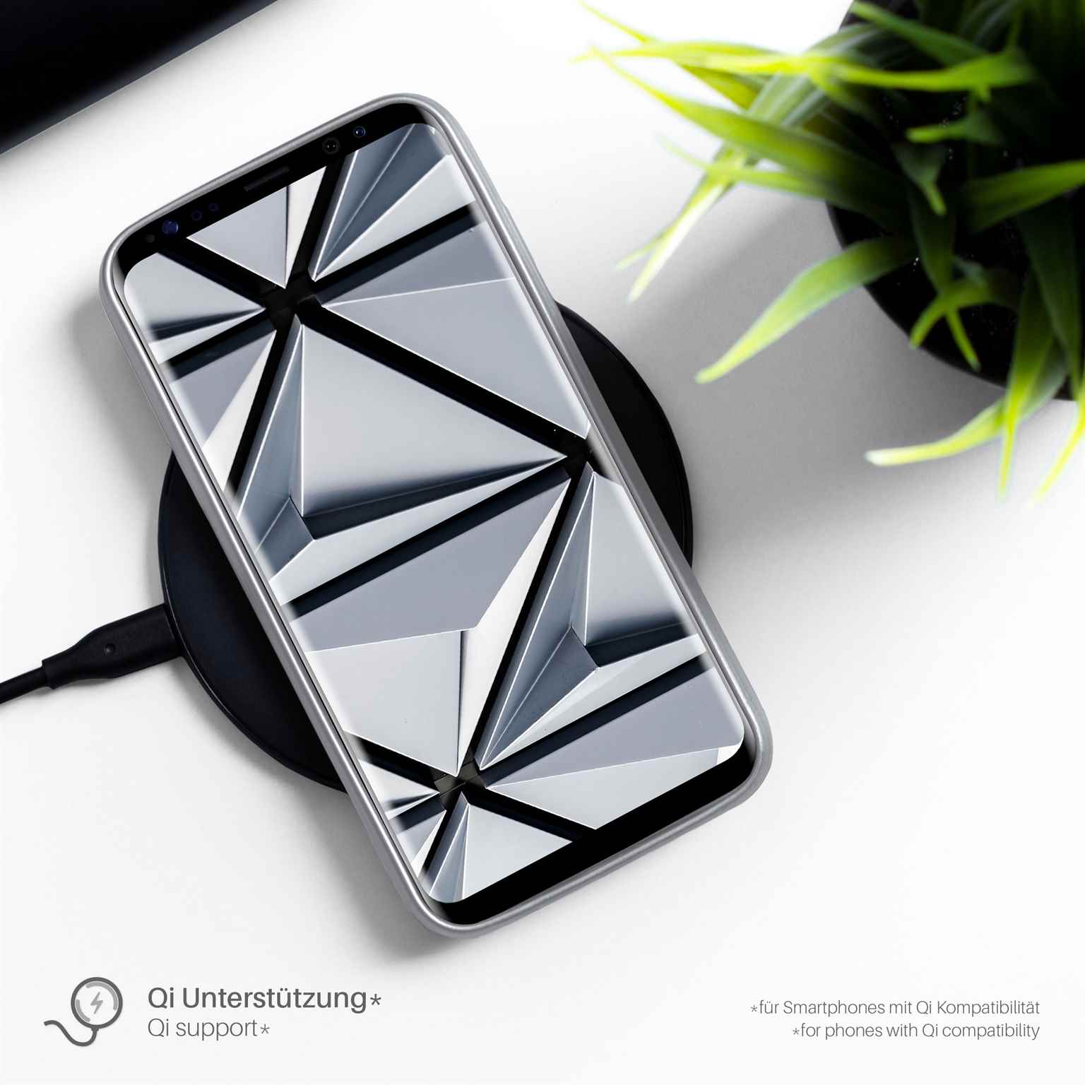 moex Brushed Case für iPhone 4 – Silikon Handyhülle, Backcover in Aluminium Optik – Weiteres Produktbild 4