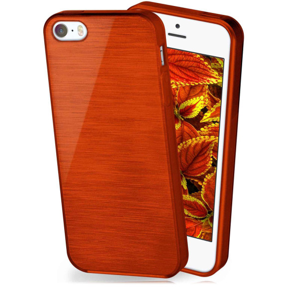 moex Brushed Case für iPhone 5 – Silikon Handyhülle, Backcover in Aluminium Optik – Weiteres Produktbild 1 moex Brushed Case für iPhone 5 – Silikon Handyhülle, Backcover in Aluminium Optik – Weiteres Produktbild 1