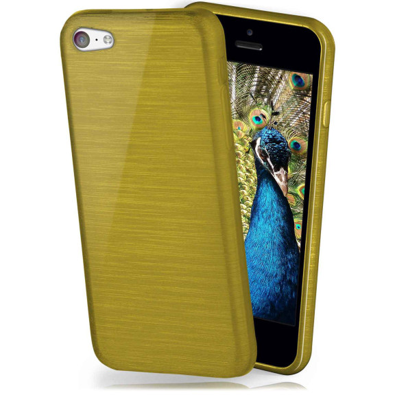 moex Brushed Case für iPhone 5c – Silikon Handyhülle, Backcover in Aluminium Optik – Weiteres Produktbild 1 moex Brushed Case für iPhone 5c – Silikon Handyhülle, Backcover in Aluminium Optik – Weiteres Produktbild 1