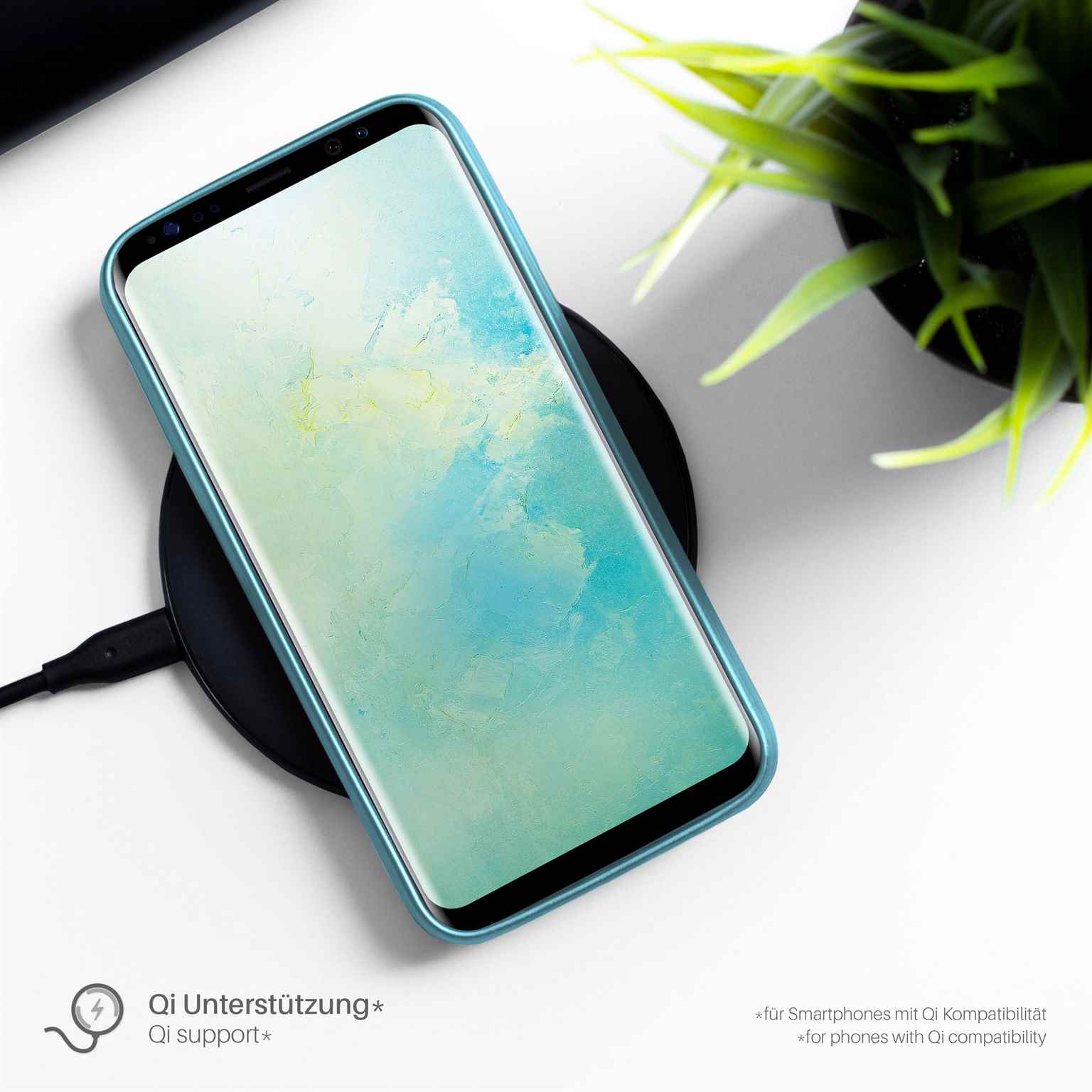 moex Brushed Case für iPhone 5c – Silikon Handyhülle, Backcover in Aluminium Optik – Weiteres Produktbild 4