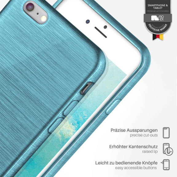 moex Brushed Case für iPhone 6 Plus – Silikon Handyhülle, Backcover in Aluminium Optik – Weiteres Produktbild 3 moex Brushed Case für iPhone 6 Plus – Silikon Handyhülle, Backcover in Aluminium Optik – Weiteres Produktbild 3