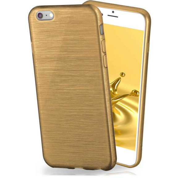 moex Brushed Case für iPhone 6 – Silikon Handyhülle, Backcover in Aluminium Optik – Weiteres Produktbild 1 moex Brushed Case für iPhone 6 – Silikon Handyhülle, Backcover in Aluminium Optik – Weiteres Produktbild 1