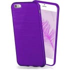 moex Brushed Case für iPhone 6 – Silikon Handyhülle, Backcover in Aluminium Optik – Produktbild 1