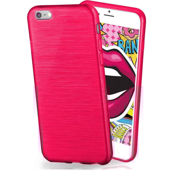 moex Brushed Case für iPhone 6s – Silikon Handyhülle, Backcover in Aluminium Optik – Weiteres Produktbild 1 moex Brushed Case für iPhone 6s – Silikon Handyhülle, Backcover in Aluminium Optik – Weiteres Produktbild 1