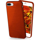 moex Brushed Case für iPhone 7 Plus – Silikon Handyhülle, Backcover in Aluminium Optik – Weiteres Produktbild 1