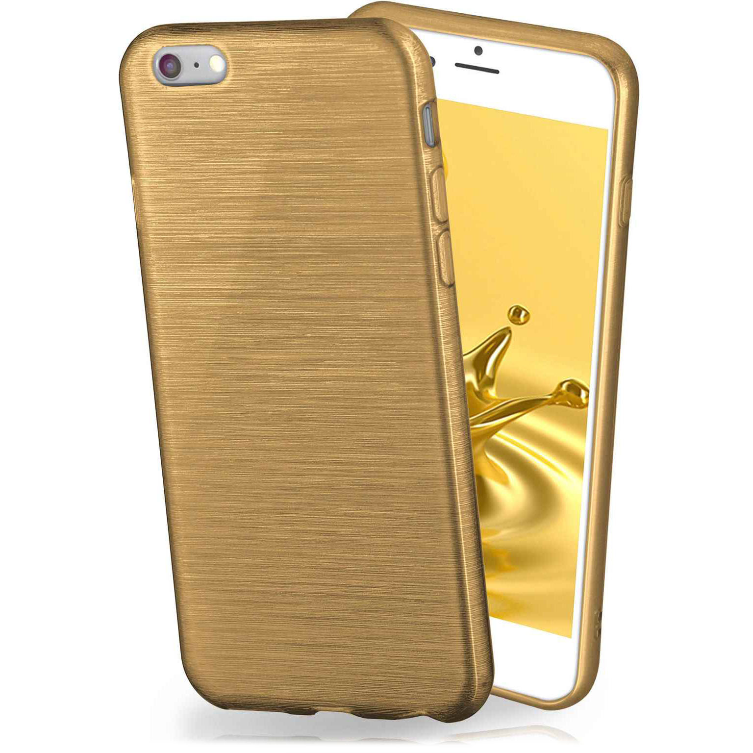 moex Brushed Case für iPhone 7 – Silikon Handyhülle, Backcover in Aluminium Optik – Weiteres Produktbild 1 moex Brushed Case für iPhone 7 – Silikon Handyhülle, Backcover in Aluminium Optik – Weiteres Produktbild 1