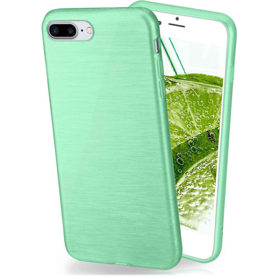 moex Brushed Case für iPhone 8 Plus – Silikon Handyhülle, Backcover in Aluminium Optik – Weiteres Produktbild 1 moex Brushed Case für iPhone 8 Plus – Silikon Handyhülle, Backcover in Aluminium Optik – Weiteres Produktbild 1