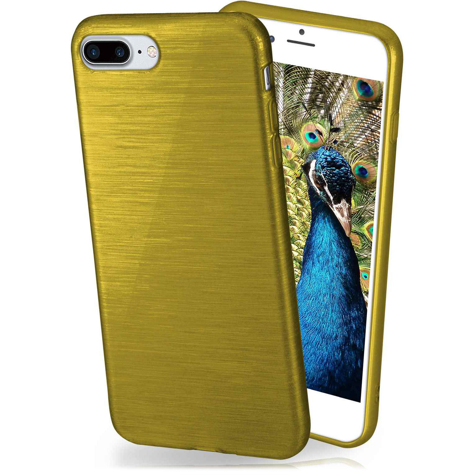 moex Brushed Case für iPhone 8 Plus – Silikon Handyhülle, Backcover in Aluminium Optik – Weiteres Produktbild 1 moex Brushed Case für iPhone 8 Plus – Silikon Handyhülle, Backcover in Aluminium Optik – Weiteres Produktbild 1