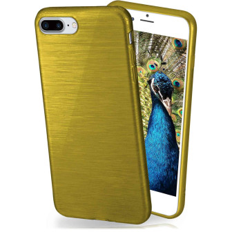 moex Brushed Case für iPhone 8 Plus – Silikon Handyhülle, Backcover in Aluminium Optik – Palm-Green moex Brushed Case für iPhone 8 Plus – Silikon Handyhülle, Backcover in Aluminium Optik – Palm-Green
