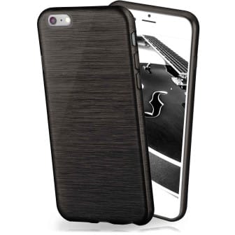 moex Brushed Case für iPhone 8 – Silikon Handyhülle, Backcover in Aluminium Optik – Onyx-Black moex Brushed Case für iPhone 8 – Silikon Handyhülle, Backcover in Aluminium Optik – Onyx-Black