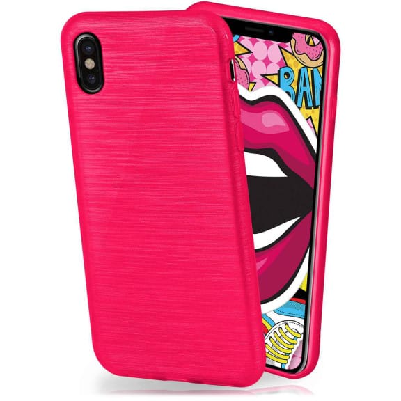 moex Brushed Case für iPhone X – Silikon Handyhülle, Backcover in Aluminium Optik – Weiteres Produktbild 1 moex Brushed Case für iPhone X – Silikon Handyhülle, Backcover in Aluminium Optik – Weiteres Produktbild 1