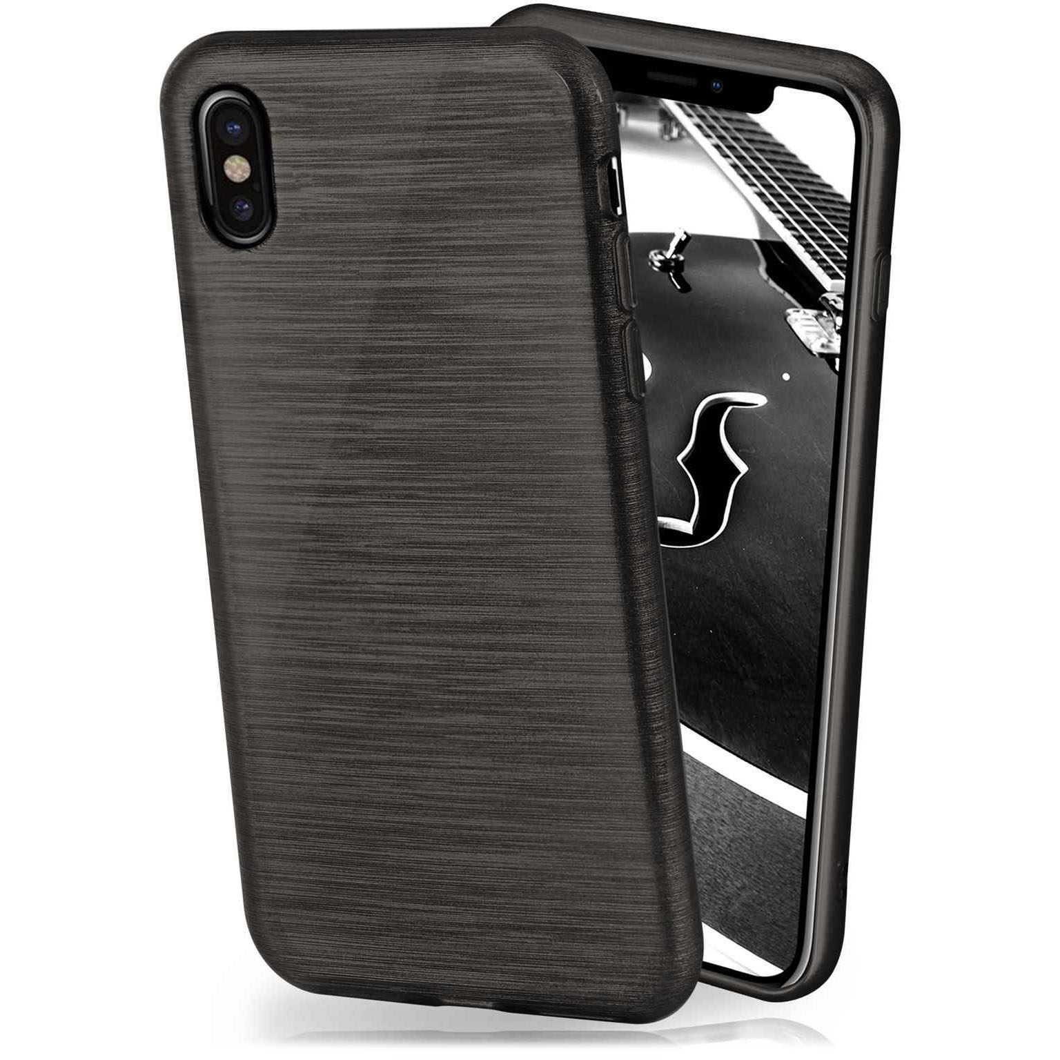 moex Brushed Case für iPhone X – Silikon Handyhülle, Backcover in Aluminium Optik – Weiteres Produktbild 1 moex Brushed Case für iPhone X – Silikon Handyhülle, Backcover in Aluminium Optik – Weiteres Produktbild 1