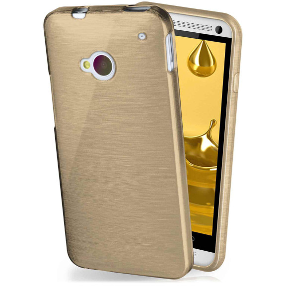 moex Brushed Case für HTC One M7 – Silikon Handyhülle, Backcover in Aluminium Optik – Weiteres Produktbild 1 moex Brushed Case für HTC One M7 – Silikon Handyhülle, Backcover in Aluminium Optik – Weiteres Produktbild 1
