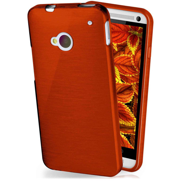 moex Brushed Case für HTC One M7 – Silikon Handyhülle, Backcover in Aluminium Optik – Weiteres Produktbild 1 moex Brushed Case für HTC One M7 – Silikon Handyhülle, Backcover in Aluminium Optik – Weiteres Produktbild 1