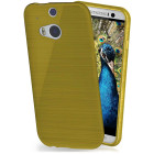 moex Brushed Case für HTC One M8 – Silikon Handyhülle, Backcover in Aluminium Optik – Weiteres Produktbild 1