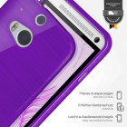 moex Brushed Case für HTC One M8s – Silikon Handyhülle, Backcover in Aluminium Optik – Produktbild 3
