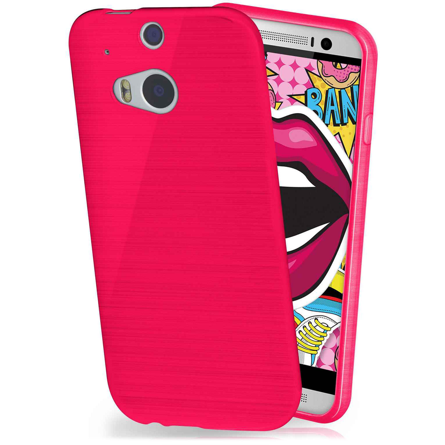 moex Brushed Case für HTC One M8s – Silikon Handyhülle, Backcover in Aluminium Optik – Weiteres Produktbild 1 moex Brushed Case für HTC One M8s – Silikon Handyhülle, Backcover in Aluminium Optik – Weiteres Produktbild 1