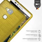 moex Brushed Case für Huawei Ascend Mate 7 – Silikon Handyhülle, Backcover in Aluminium Optik – Weiteres Produktbild 3