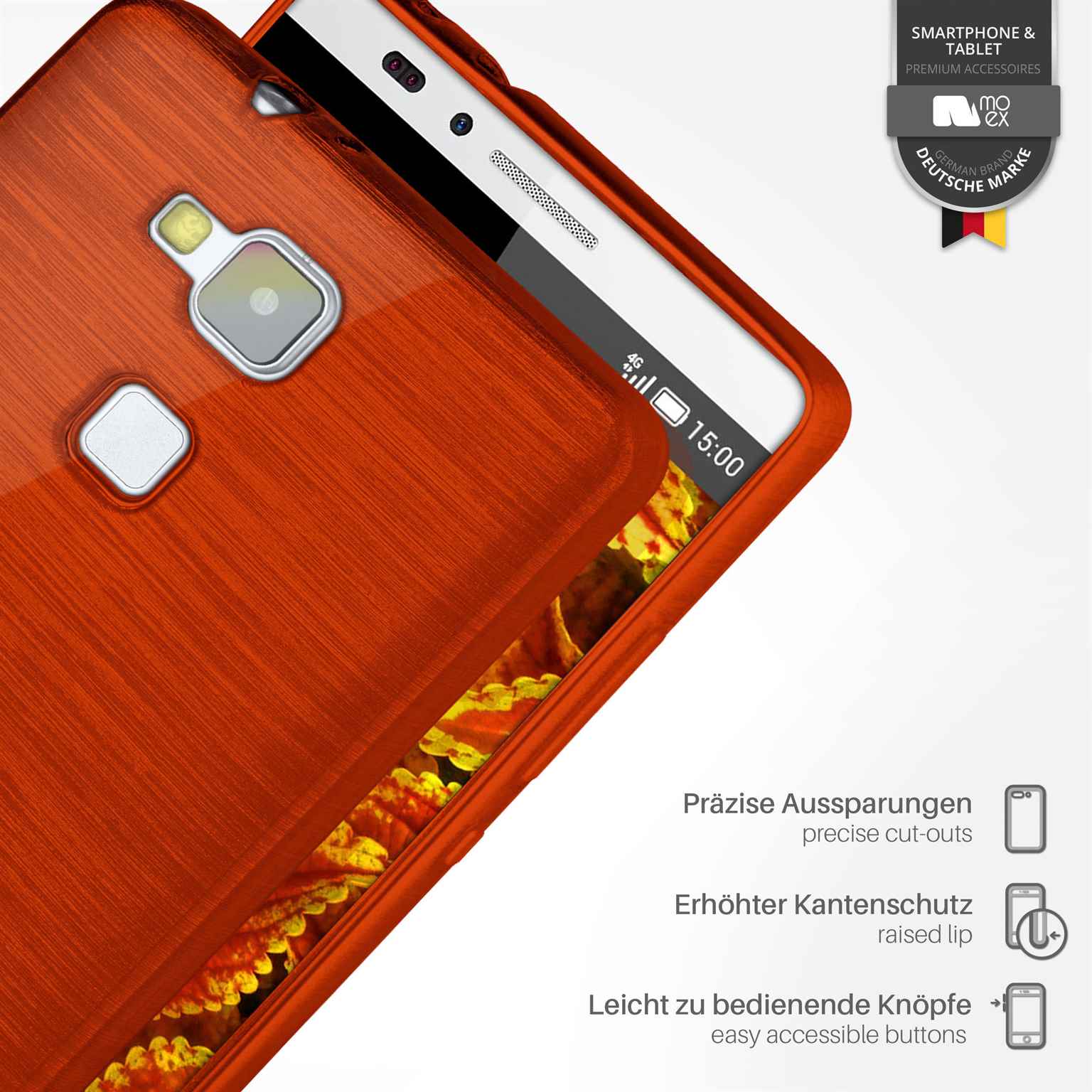 moex Brushed Case für Huawei Ascend Mate 7 – Silikon Handyhülle, Backcover in Aluminium Optik – Weiteres Produktbild 3 moex Brushed Case für Huawei Ascend Mate 7 – Silikon Handyhülle, Backcover in Aluminium Optik – Weiteres Produktbild 3