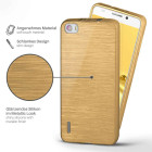 moex Brushed Case für Huawei Honor 6 – Silikon Handyhülle, Backcover in Aluminium Optik – Weiteres Produktbild 2