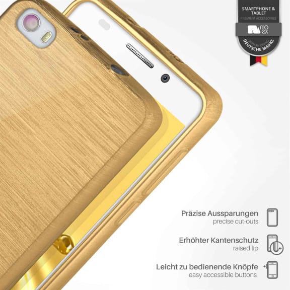 moex Brushed Case für Huawei Honor 6 – Silikon Handyhülle, Backcover in Aluminium Optik – Weiteres Produktbild 3 moex Brushed Case für Huawei Honor 6 – Silikon Handyhülle, Backcover in Aluminium Optik – Weiteres Produktbild 3
