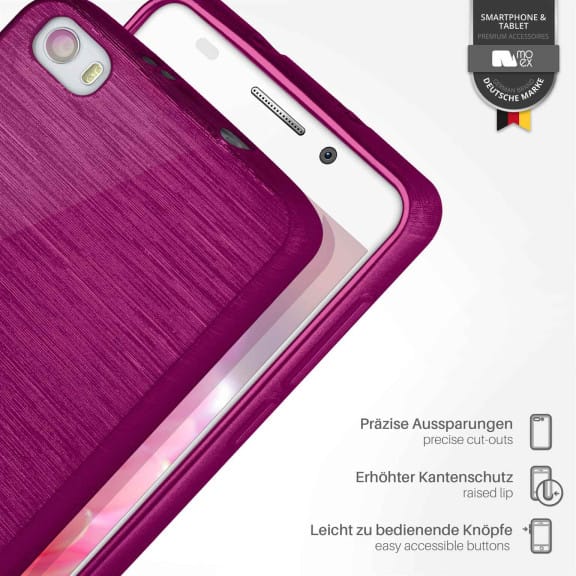 moex Brushed Case für Huawei Honor 6 – Silikon Handyhülle, Backcover in Aluminium Optik – Weiteres Produktbild 3 moex Brushed Case für Huawei Honor 6 – Silikon Handyhülle, Backcover in Aluminium Optik – Weiteres Produktbild 3
