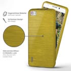 moex Brushed Case für Huawei Honor 6 – Silikon Handyhülle, Backcover in Aluminium Optik – Weiteres Produktbild 2