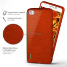 moex Brushed Case für Huawei Honor 6 – Silikon Handyhülle, Backcover in Aluminium Optik – Weiteres Produktbild 2