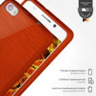 moex Brushed Case für Huawei Honor 6 – Silikon Handyhülle, Backcover in Aluminium Optik – Weiteres Produktbild 3