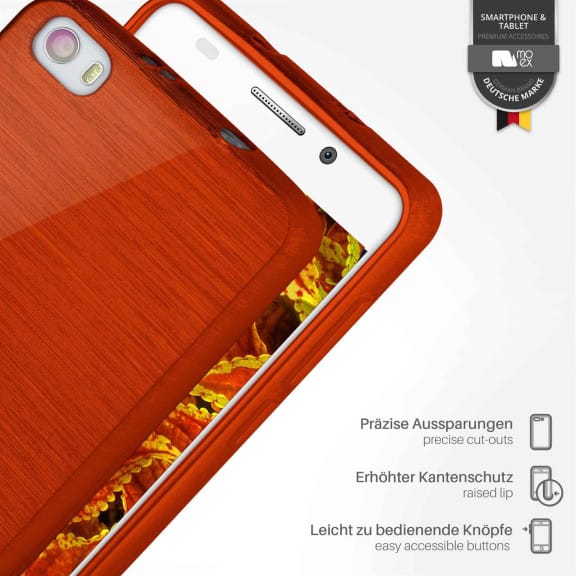moex Brushed Case für Huawei Honor 6 – Silikon Handyhülle, Backcover in Aluminium Optik – Weiteres Produktbild 3 moex Brushed Case für Huawei Honor 6 – Silikon Handyhülle, Backcover in Aluminium Optik – Weiteres Produktbild 3