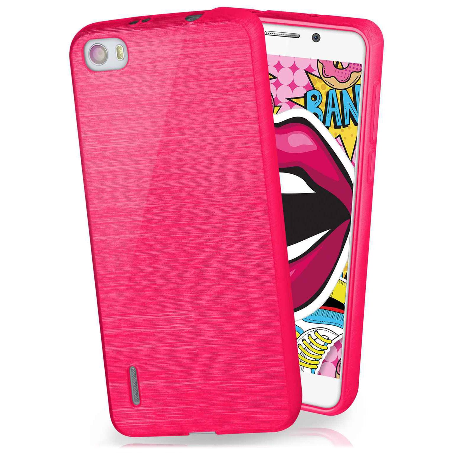 moex Brushed Case für Huawei Honor 6 – Silikon Handyhülle, Backcover in Aluminium Optik – Weiteres Produktbild 1 moex Brushed Case für Huawei Honor 6 – Silikon Handyhülle, Backcover in Aluminium Optik – Weiteres Produktbild 1