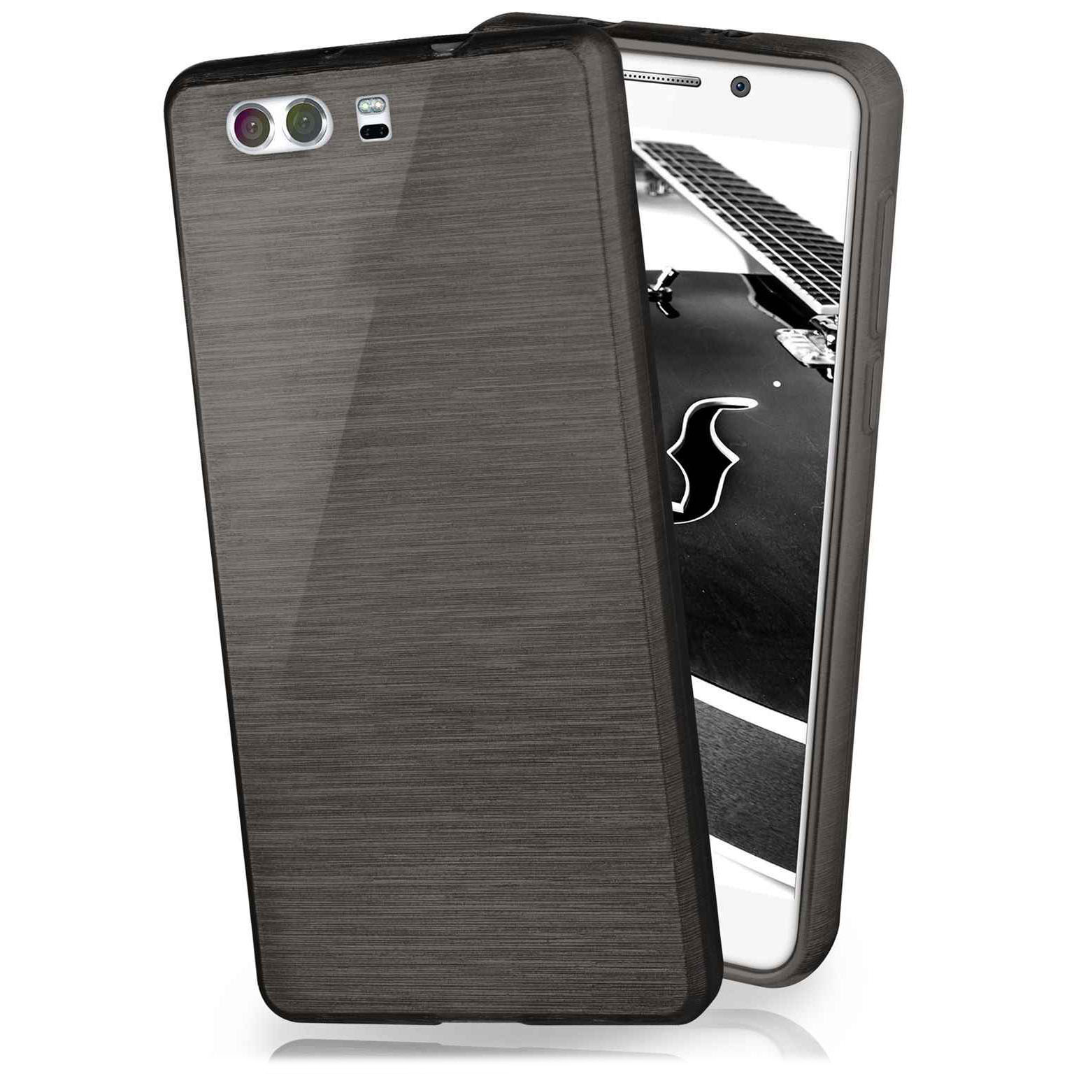 moex Brushed Case für Huawei P10 – Silikon Handyhülle, Backcover in Aluminium Optik – Weiteres Produktbild 1 moex Brushed Case für Huawei P10 – Silikon Handyhülle, Backcover in Aluminium Optik – Weiteres Produktbild 1