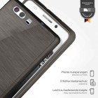 moex Brushed Case für Huawei P10 – Silikon Handyhülle, Backcover in Aluminium Optik – Weiteres Produktbild 3