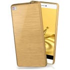 moex Brushed Case für HTC One M8s – Silikon Handyhülle, Backcover in Aluminium Optik – Produktbild 1