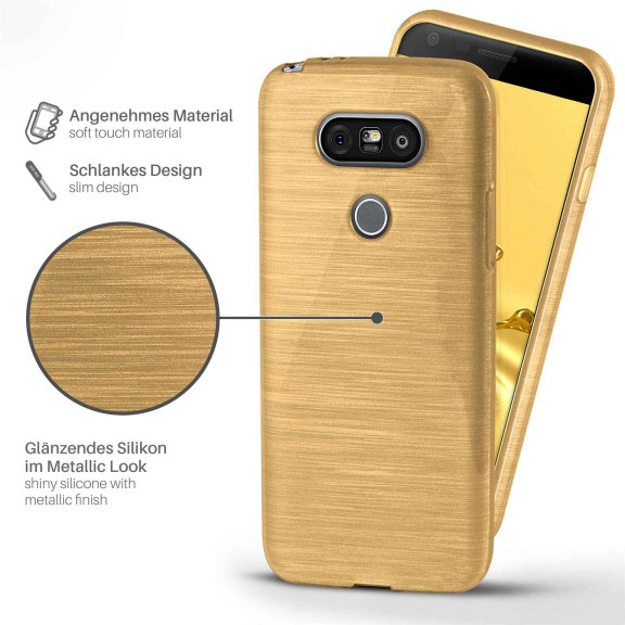 moex Brushed Case für LG G5 – Silikon Handyhülle, Backcover in Aluminium Optik – Weiteres Produktbild 2 moex Brushed Case für LG G5 – Silikon Handyhülle, Backcover in Aluminium Optik – Weiteres Produktbild 2