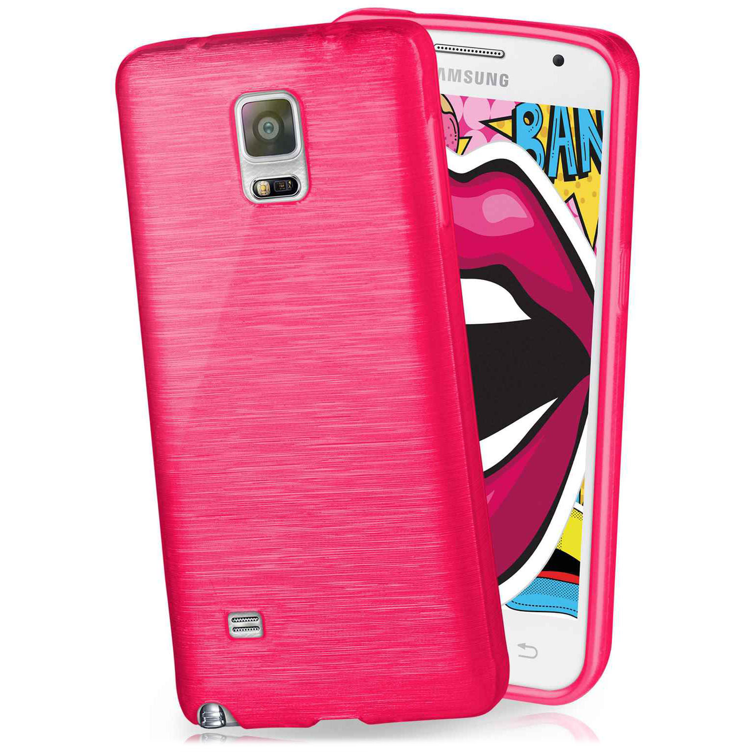 moex Brushed Case für Samsung Galaxy Note 4 – Silikon Handyhülle, Backcover in Aluminium Optik – Weiteres Produktbild 1 moex Brushed Case für Samsung Galaxy Note 4 – Silikon Handyhülle, Backcover in Aluminium Optik – Weiteres Produktbild 1