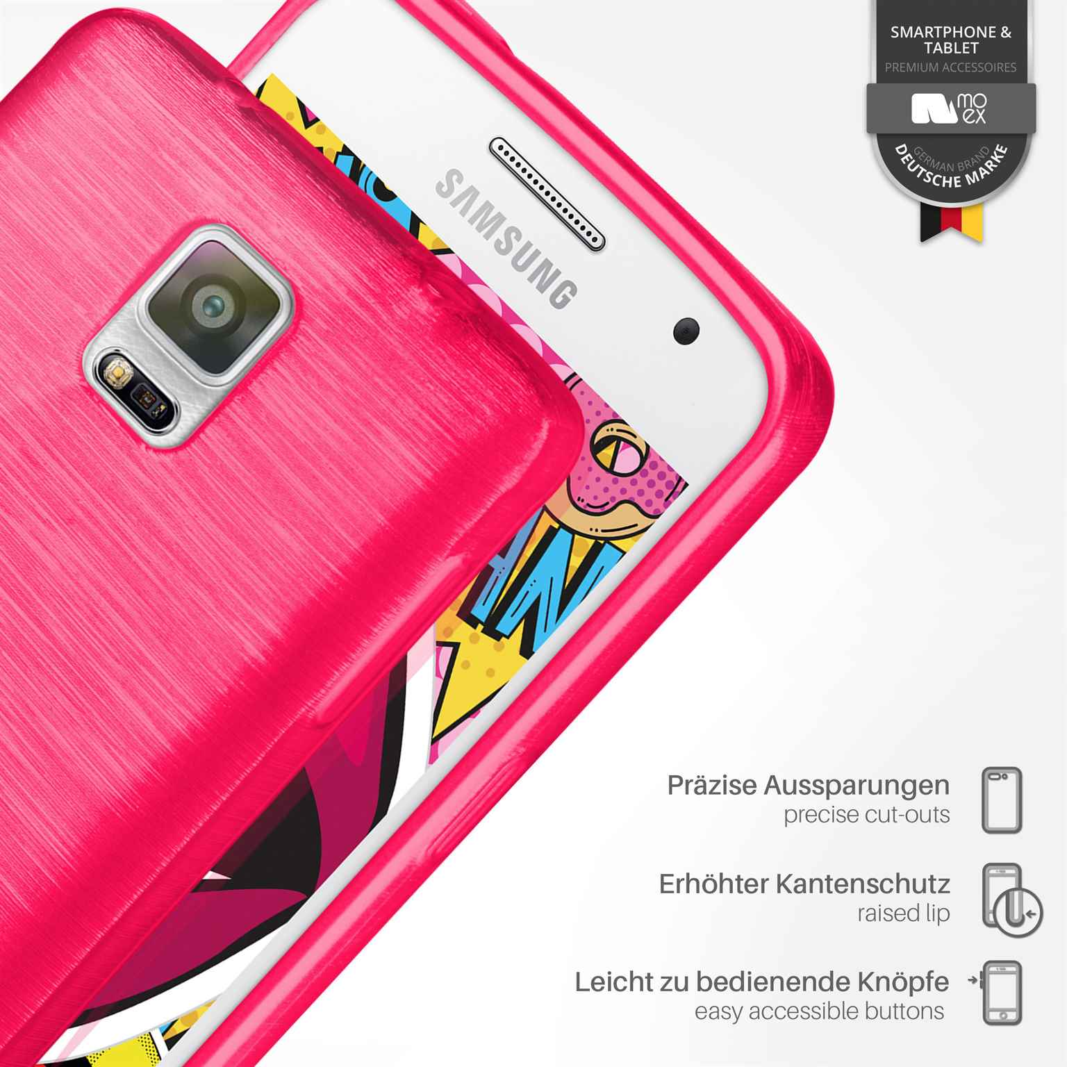 moex Brushed Case für Samsung Galaxy Note 4 – Silikon Handyhülle, Backcover in Aluminium Optik – Weiteres Produktbild 3 moex Brushed Case für Samsung Galaxy Note 4 – Silikon Handyhülle, Backcover in Aluminium Optik – Weiteres Produktbild 3