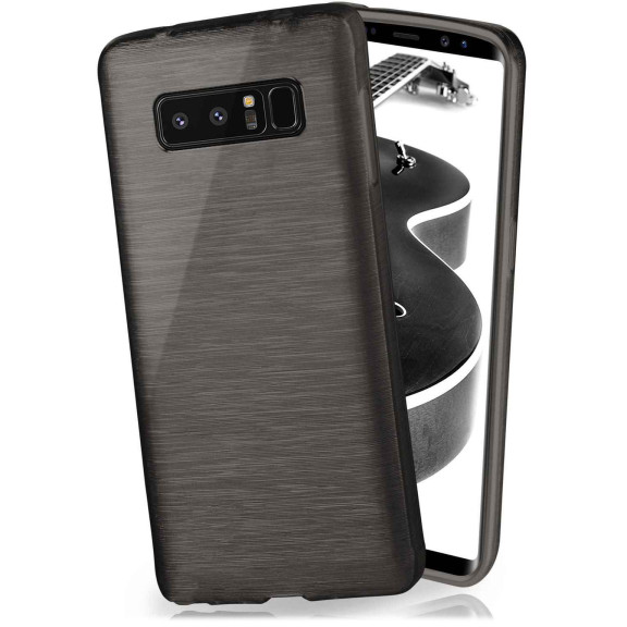 moex Brushed Case für Samsung Galaxy Note 8 – Silikon Handyhülle, Backcover in Aluminium Optik – Weiteres Produktbild 1 moex Brushed Case für Samsung Galaxy Note 8 – Silikon Handyhülle, Backcover in Aluminium Optik – Weiteres Produktbild 1