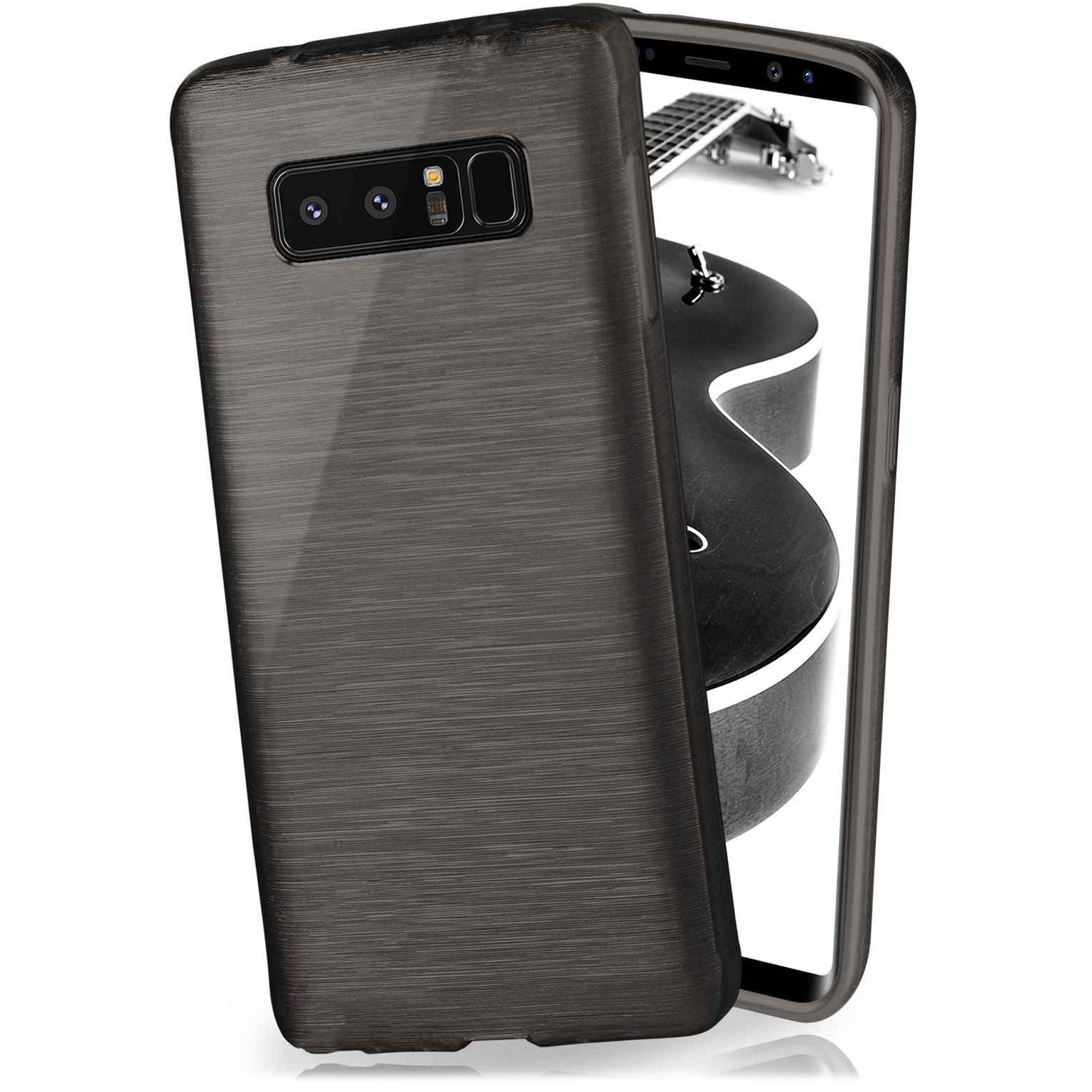 moex Brushed Case für Samsung Galaxy Note 8 – Silikon Handyhülle, Backcover in Aluminium Optik – Weiteres Produktbild 1 moex Brushed Case für Samsung Galaxy Note 8 – Silikon Handyhülle, Backcover in Aluminium Optik – Weiteres Produktbild 1