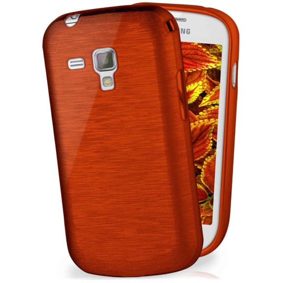 moex Brushed Case für Samsung Galaxy S Duos 2 – Silikon Handyhülle, Backcover in Aluminium Optik – Weiteres Produktbild 1 moex Brushed Case für Samsung Galaxy S Duos 2 – Silikon Handyhülle, Backcover in Aluminium Optik – Weiteres Produktbild 1