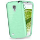 moex Brushed Case für Samsung Galaxy S4 Mini – Silikon Handyhülle, Backcover in Aluminium Optik – Weiteres Produktbild 1