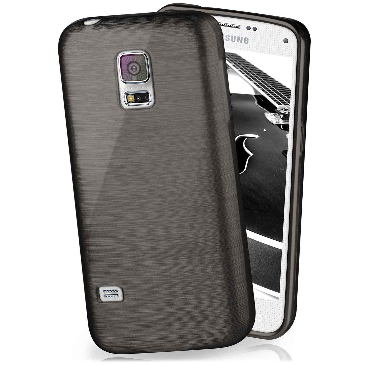 moex Brushed Case für Samsung Galaxy S5 Neo – Silikon Handyhülle, Backcover in Aluminium Optik – Weiteres Produktbild 1 moex Brushed Case für Samsung Galaxy S5 Neo – Silikon Handyhülle, Backcover in Aluminium Optik – Weiteres Produktbild 1