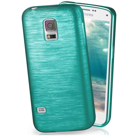 moex Brushed Case für Samsung Galaxy S5 Neo – Silikon Handyhülle, Backcover in Aluminium Optik – Weiteres Produktbild 1 moex Brushed Case für Samsung Galaxy S5 Neo – Silikon Handyhülle, Backcover in Aluminium Optik – Weiteres Produktbild 1