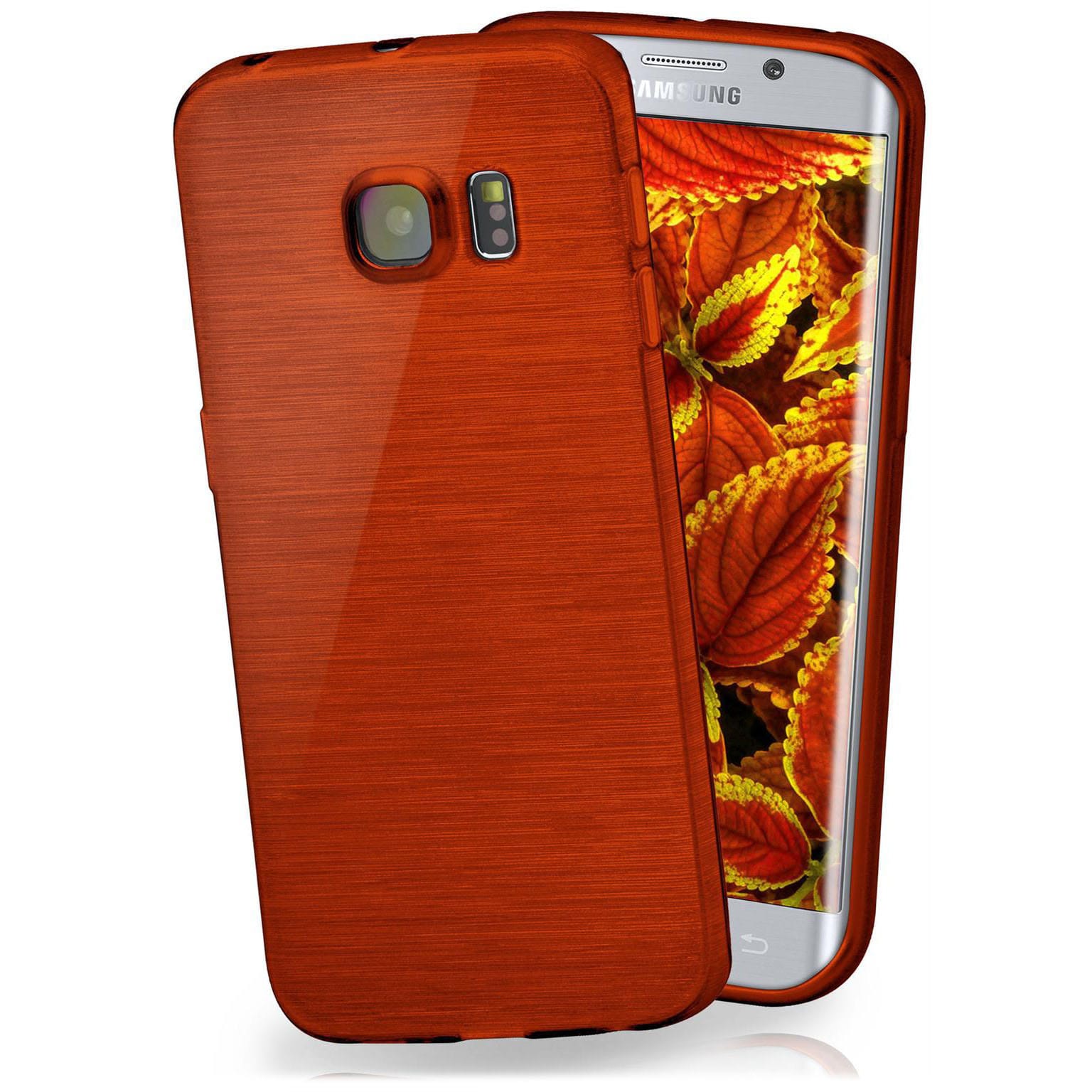 moex Brushed Case für Samsung Galaxy S6 Edge – Silikon Handyhülle, Backcover in Aluminium Optik – Weiteres Produktbild 1 moex Brushed Case für Samsung Galaxy S6 Edge – Silikon Handyhülle, Backcover in Aluminium Optik – Weiteres Produktbild 1