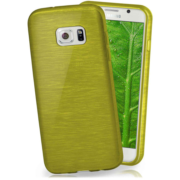moex Brushed Case für Samsung Galaxy S6 – Silikon Handyhülle, Backcover in Aluminium Optik – Weiteres Produktbild 1 moex Brushed Case für Samsung Galaxy S6 – Silikon Handyhülle, Backcover in Aluminium Optik – Weiteres Produktbild 1