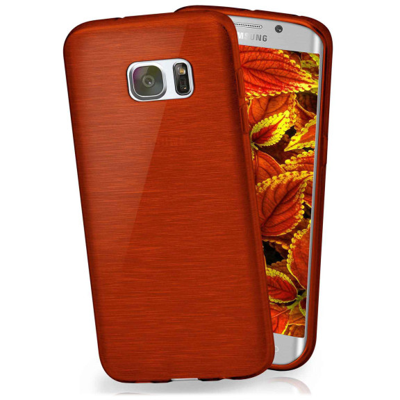 moex Brushed Case für Samsung Galaxy S7 Edge – Silikon Handyhülle, Backcover in Aluminium Optik – Weiteres Produktbild 1 moex Brushed Case für Samsung Galaxy S7 Edge – Silikon Handyhülle, Backcover in Aluminium Optik – Weiteres Produktbild 1