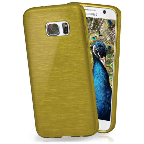 moex Brushed Case für Samsung Galaxy S7 – Silikon Handyhülle, Backcover in Aluminium Optik – Weiteres Produktbild 1 moex Brushed Case für Samsung Galaxy S7 – Silikon Handyhülle, Backcover in Aluminium Optik – Weiteres Produktbild 1