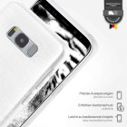 moex Brushed Case für Samsung Galaxy S8 Plus – Silikon Handyhülle, Backcover in Aluminium Optik – Weiteres Produktbild 3